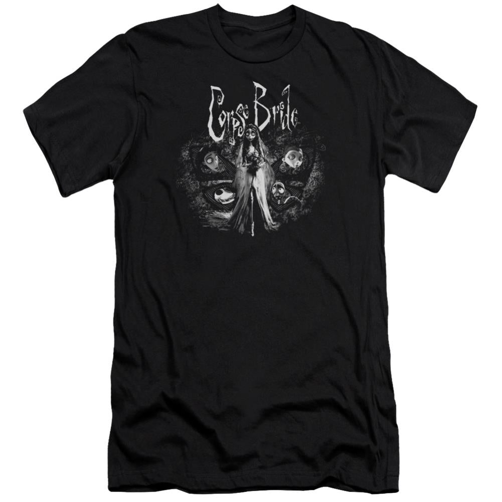 Corpse Bride Bride To Be Men's Ultra-Soft 30/1 Cotton Slim Short-Sleeve T-Shirt