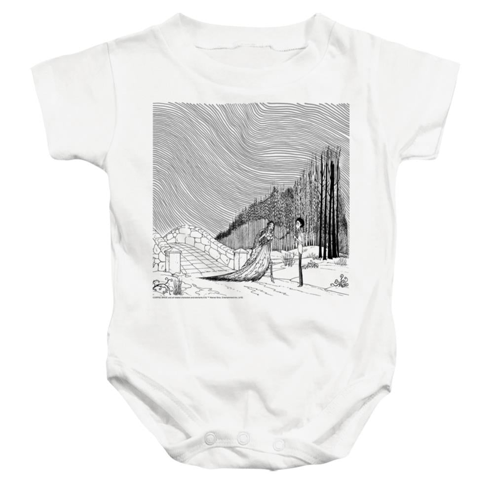Corpse Bride My Darling Infant's Cotton SS Snapsuit