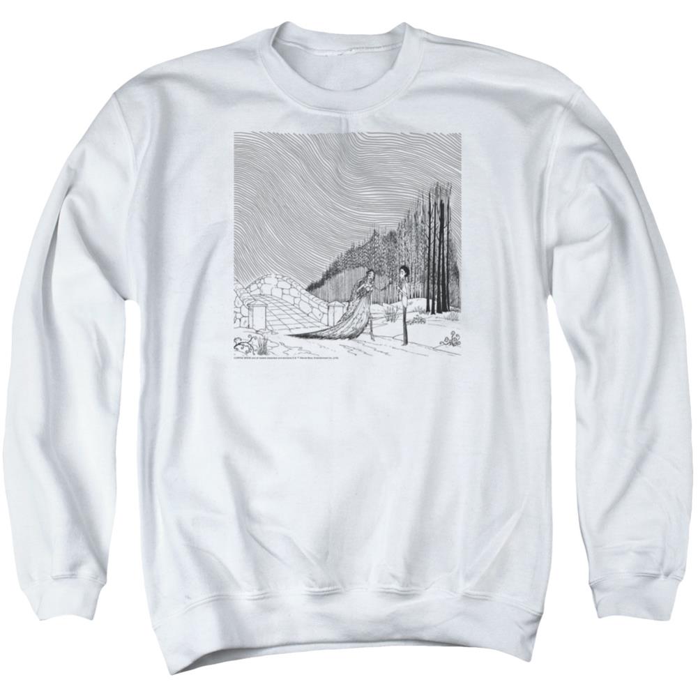 Corpse Bride My Darling Men's Crewneck 50 50 Poly Long-Sleeve T-Shirt