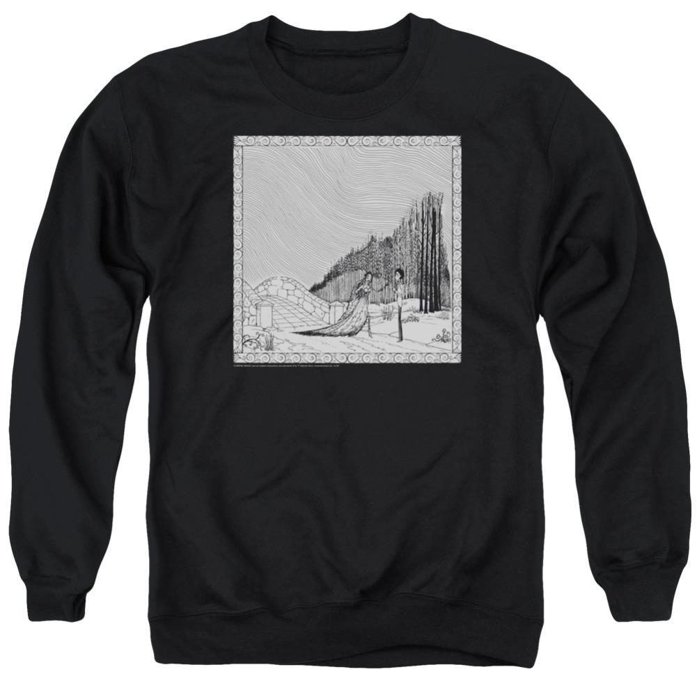 Corpse Bride My Darling Men's Crewneck 50 50 Poly Long-Sleeve T-Shirt