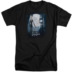 Corpse Bride Poster Men's 18/1 Tall Cotton Short-Sleeve T-Shirt