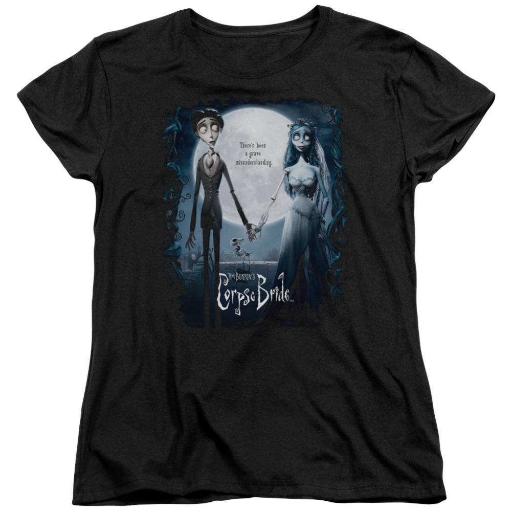 Corpse Bride Poster Women's 18/1 Cotton Short-Sleeve T-Shirt