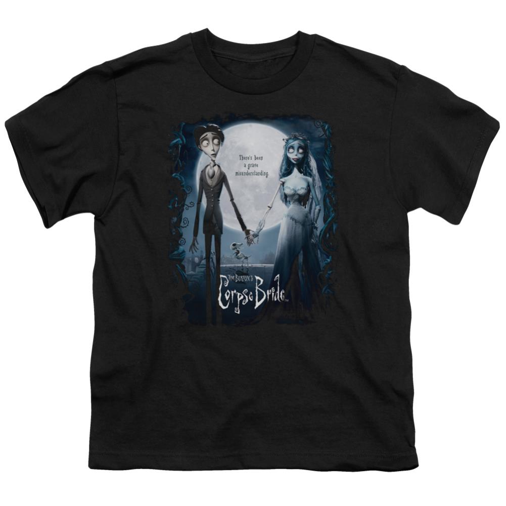 Corpse Bride Poster Youth 18/1 100% Cotton Short-Sleeve T-Shirt