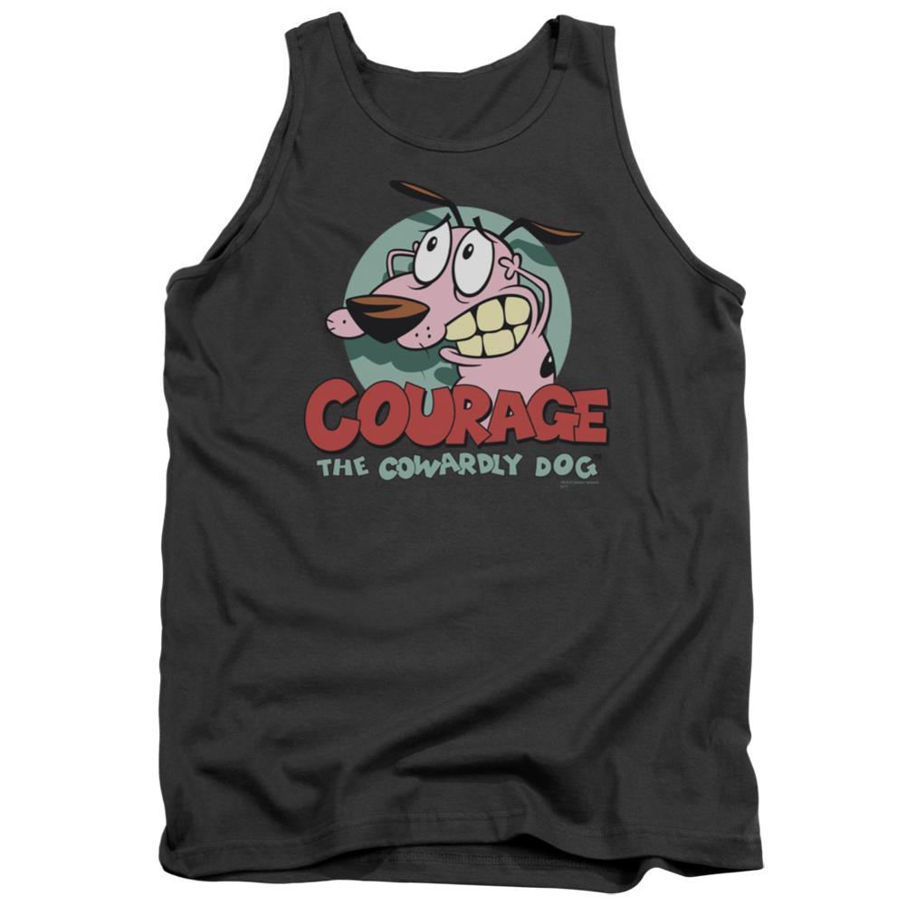 Courage The Cowardly Dog Courage Men's 18/1 Cotton Tank Top