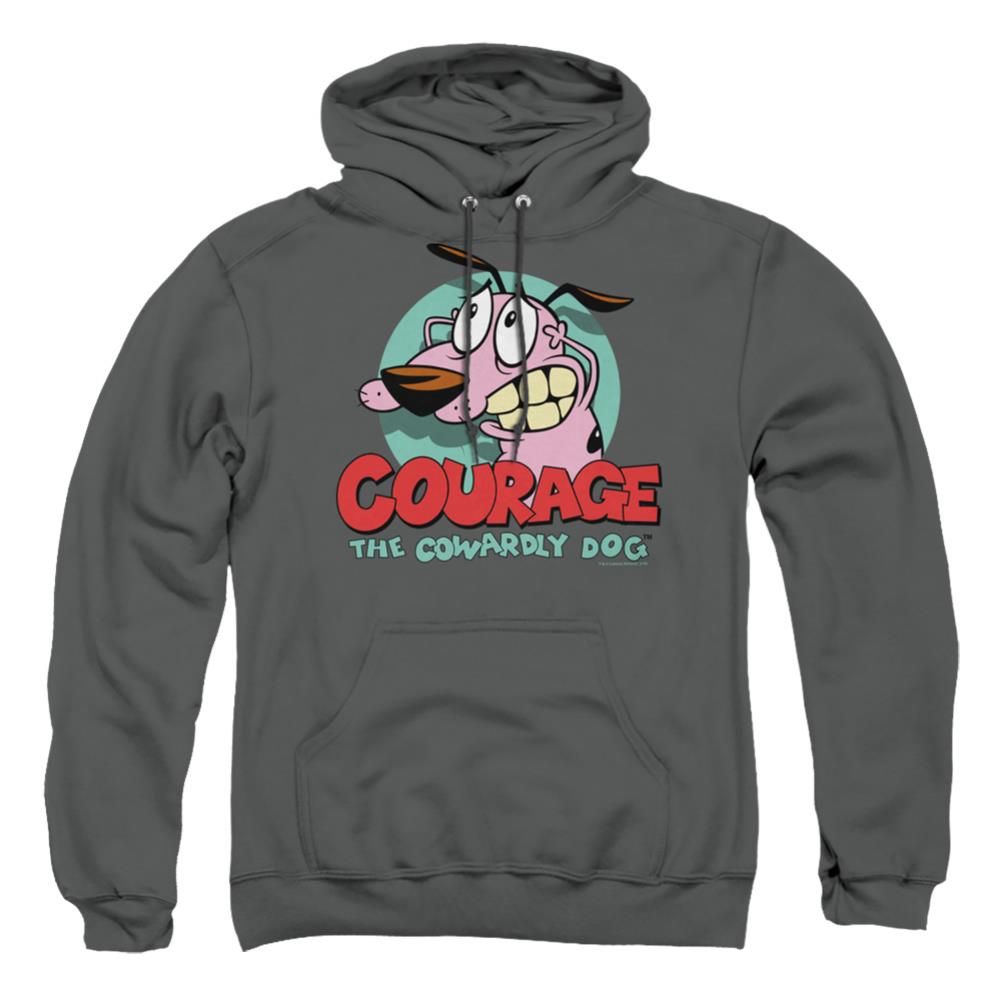 Courage The Cowardly Dog Courage Men's Pull-Over 75 25 Poly Hoodie