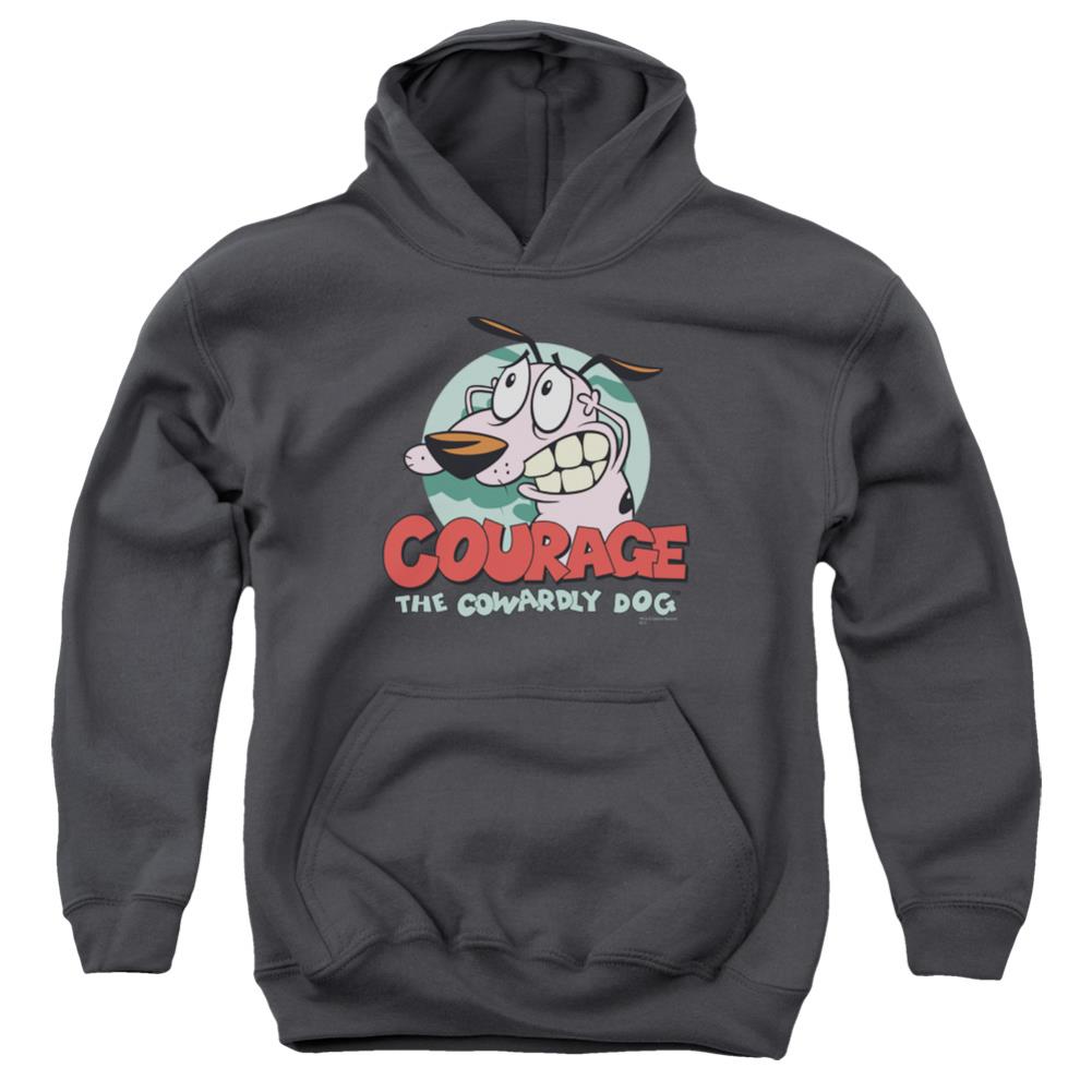 Courage The Cowardly Dog Courage Youth Cotton Poly Pull-Over Hoodie