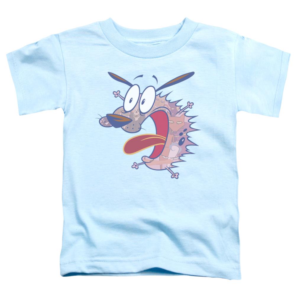 Courage The Cowardly Dog Evil Inside Toddler 18/1 Cotton Short-Sleeve T-Shirt