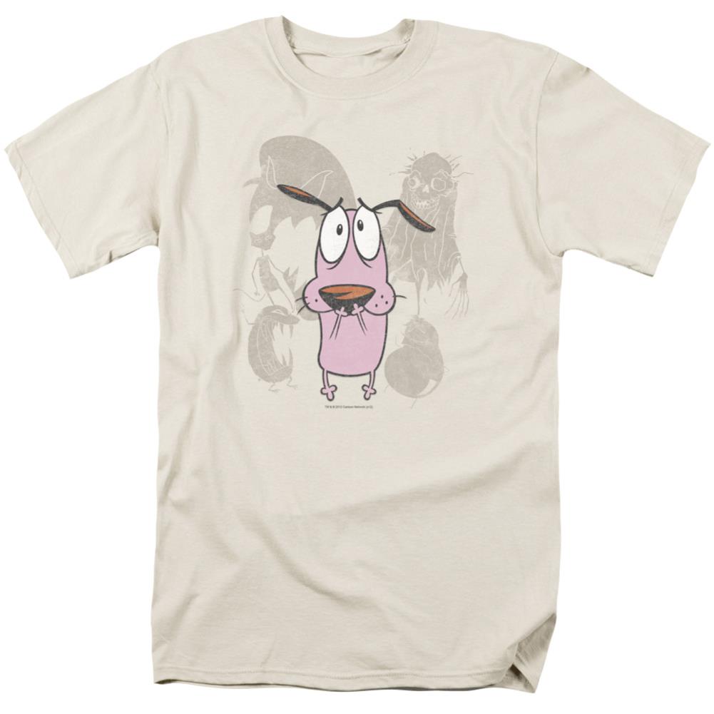 Courage The Cowardly Dog Monsters Men's 18/1 Cotton Short-Sleeve T-Shirt