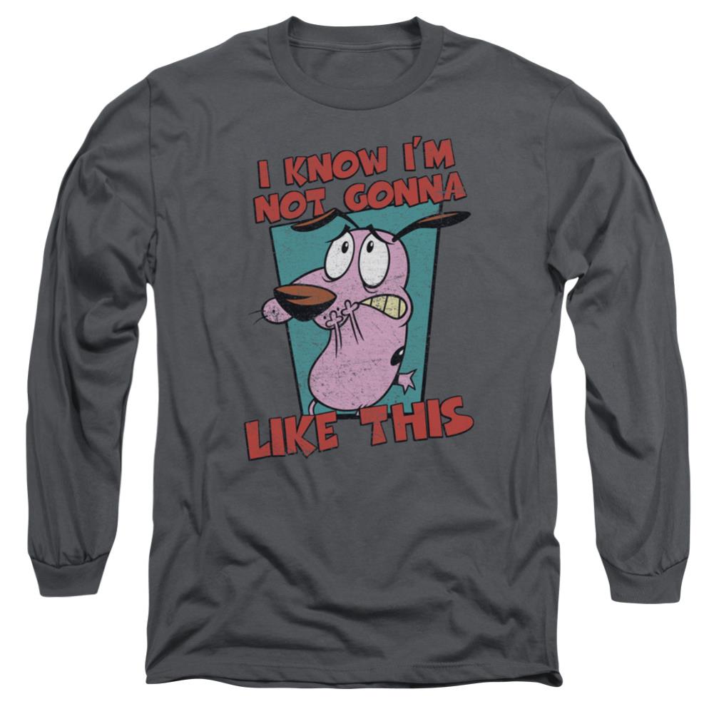 Courage The Cowardly Dog Not Gonna Like Men's 18/1 Cotton Long-Sleeve T-Shirt