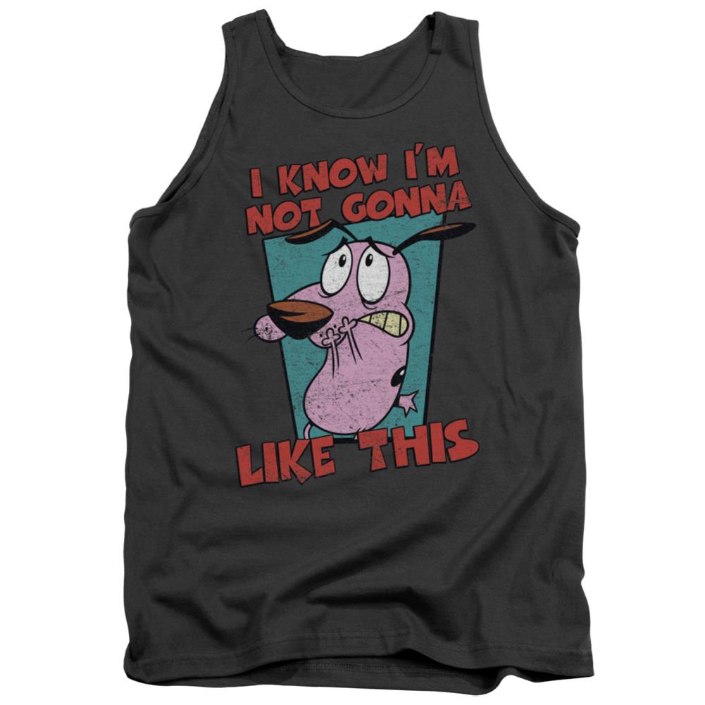 Courage The Cowardly Dog Not Gonna Like Men's 18/1 Cotton Tank Top