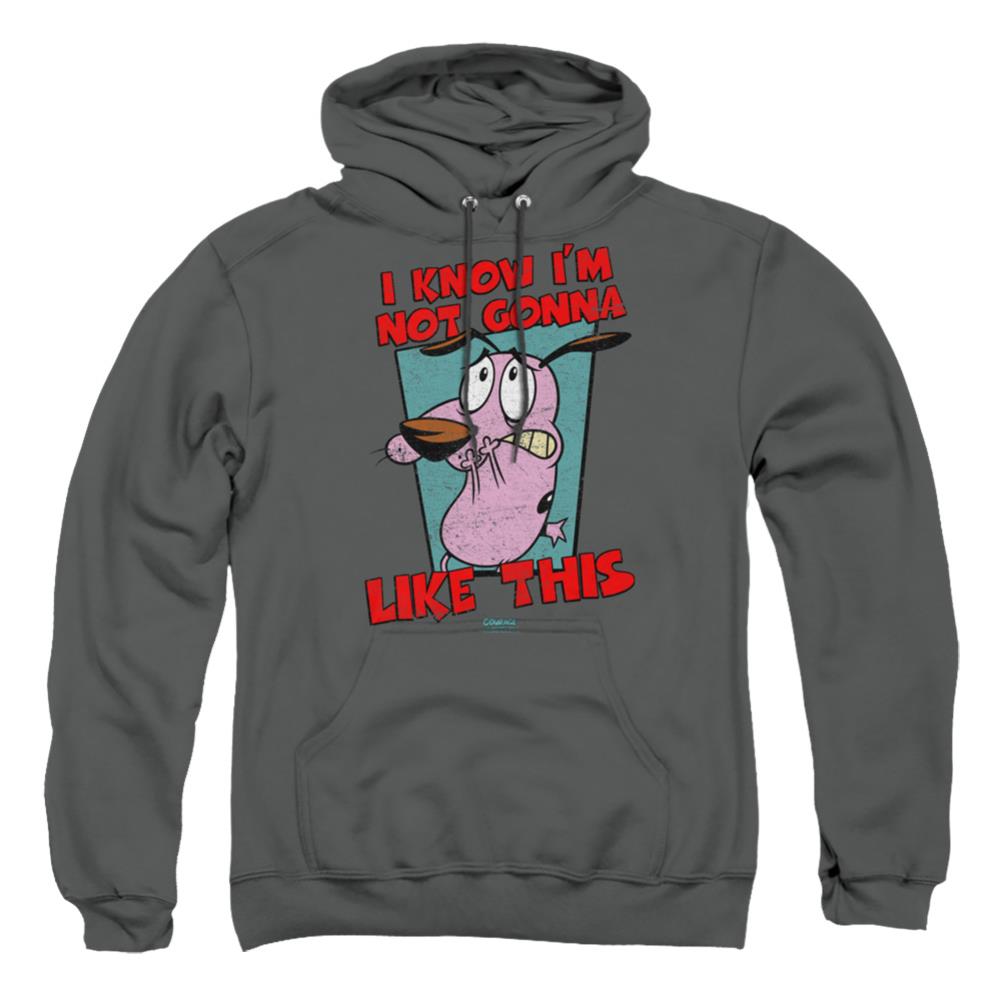 Courage The Cowardly Dog Not Gonna Like Men's Pull-Over 75 25 Poly Hoodie