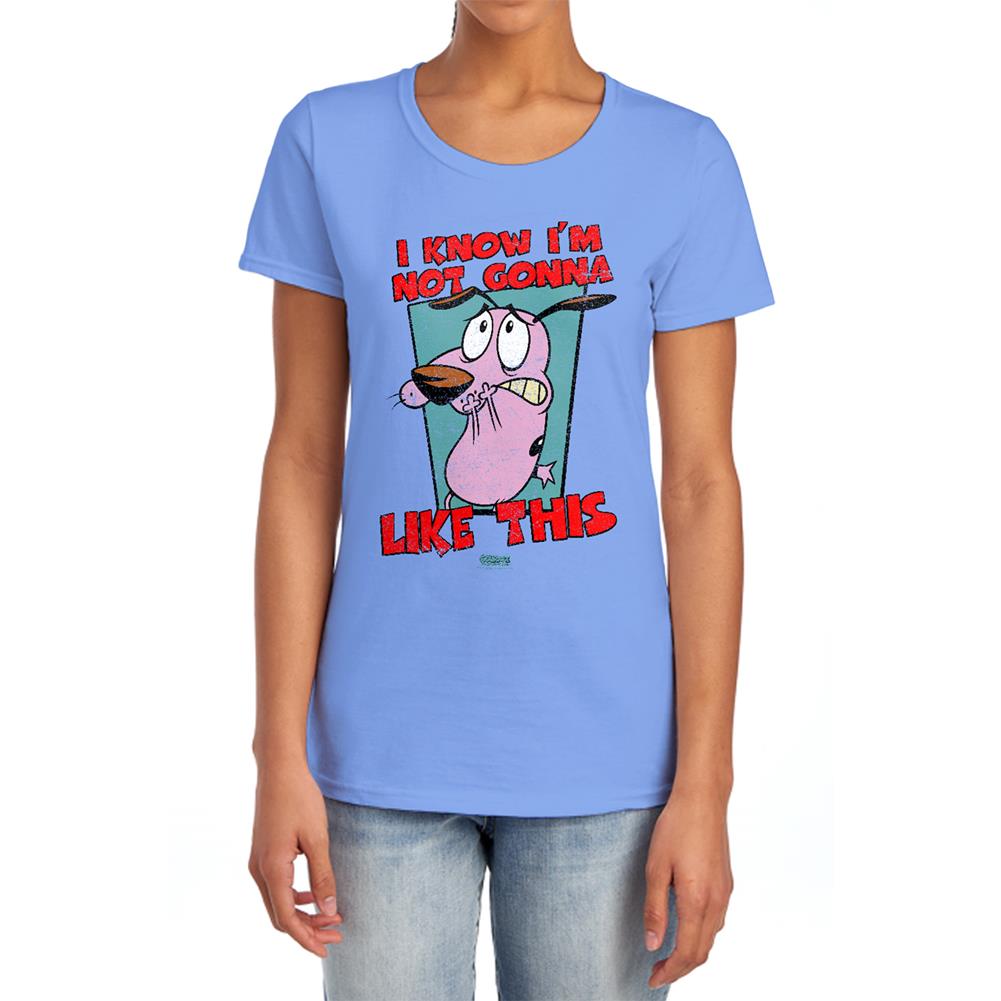 Courage The Cowardly Dog Not Gonna Like Women's 18/1 Cotton Short-Sleeve T-Shirt