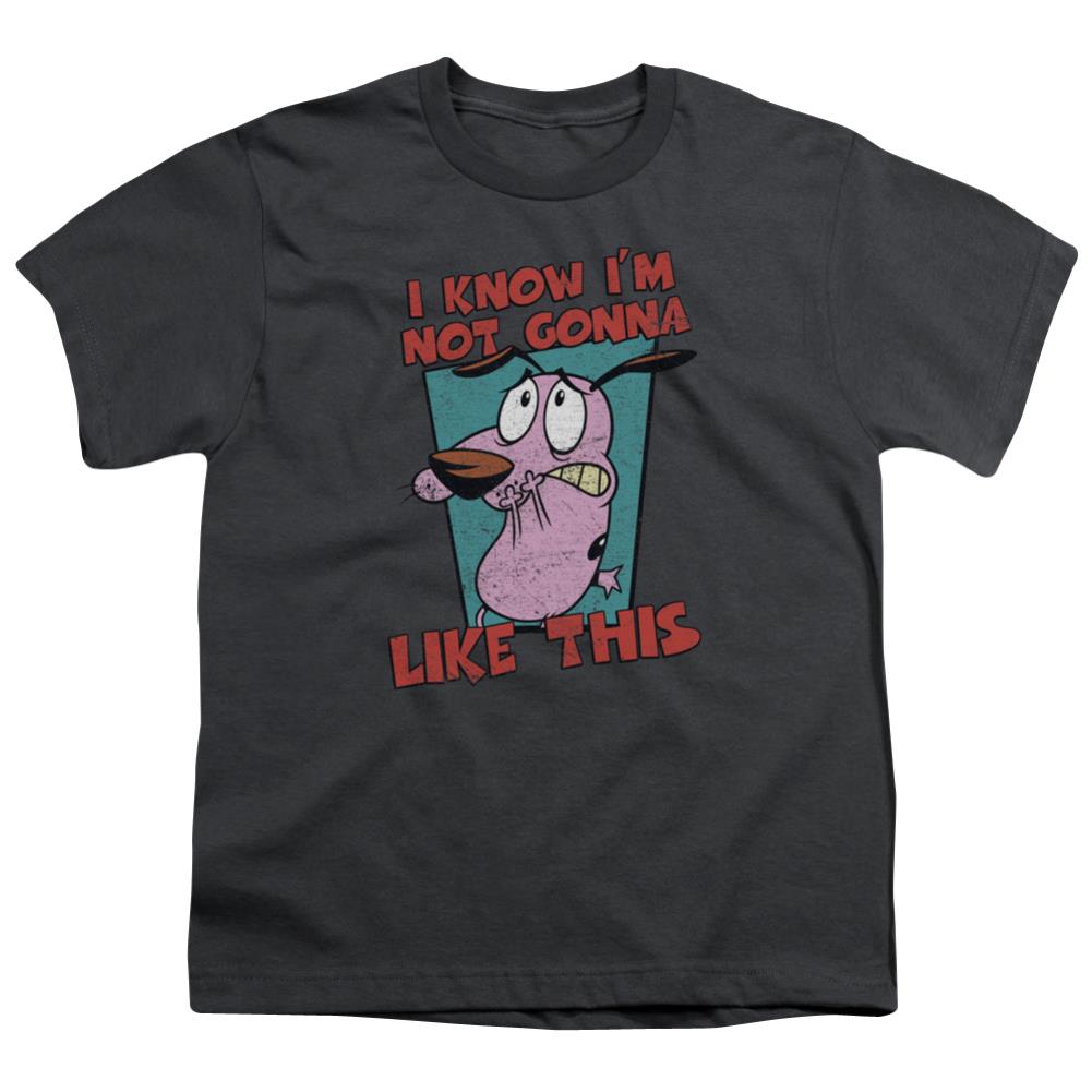 Courage The Cowardly Dog Not Gonna Like Youth 18/1 100% Cotton Short-Sleeve T-Shirt