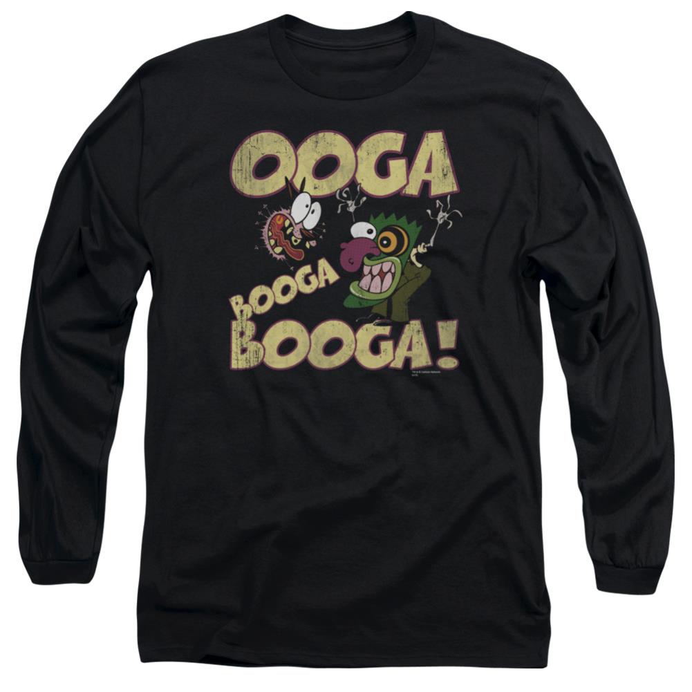 Courage The Cowardly Dog Ooga Booga Booga Men's 18/1 Cotton Long-Sleeve T-Shirt