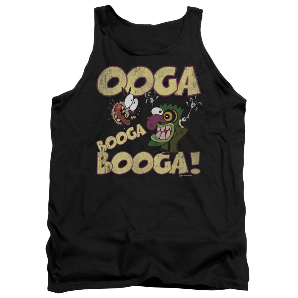 Courage The Cowardly Dog Ooga Booga Booga Men's 18/1 Cotton Tank Top