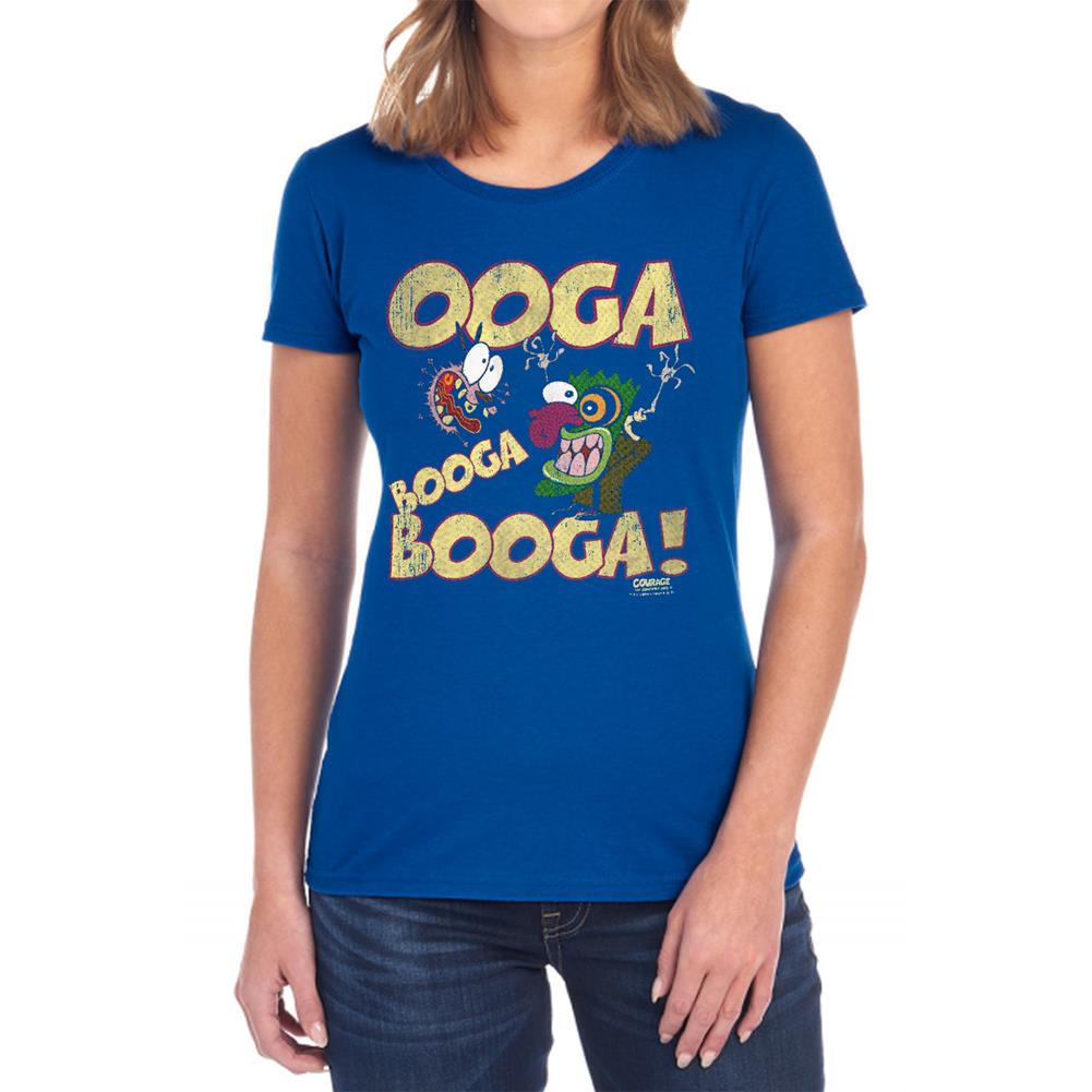 Courage The Cowardly Dog Ooga Booga Booga Women's 18/1 Cotton Short-Sleeve T-Shirt