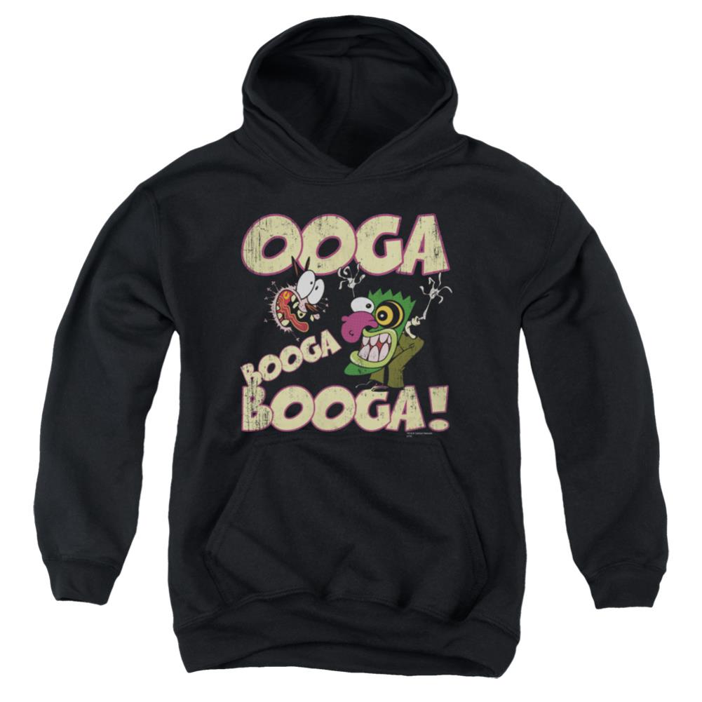 Courage The Cowardly Dog Ooga Booga Booga Youth Cotton Poly Pull-Over Hoodie
