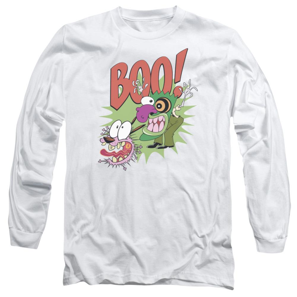 Courage The Cowardly Dog Stupid Dog Men's 18/1 Cotton Long-Sleeve T-Shirt