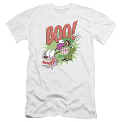 Courage The Cowardly Dog Stupid Dog Men's Ultra-Soft 30/1 Cotton Slim Short-Sleeve T-Shirt