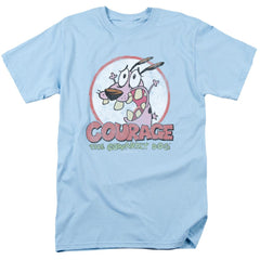 Courage The Cowardly Dog Vintage Courage Men's 18/1 Cotton Short-Sleeve T-Shirt
