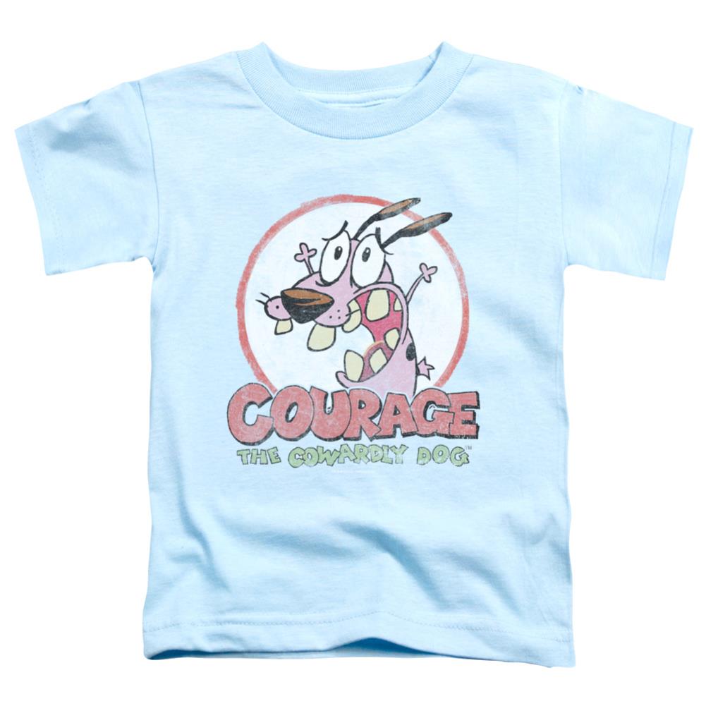 Courage The Cowardly Dog Vintage Courage Toddler 18/1 Cotton Short-Sleeve T-Shirt