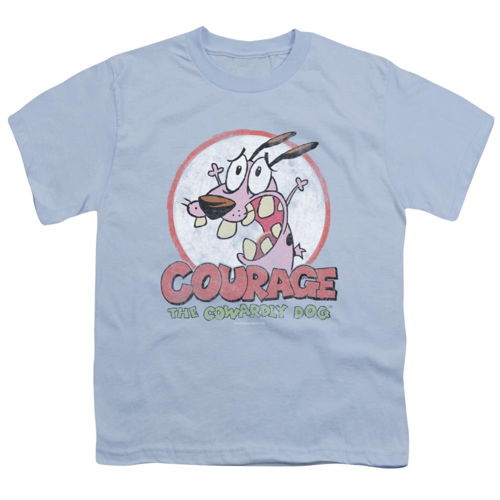 Courage The Cowardly Dog Vintage Courage Youth 18/1 100% Cotton Short-Sleeve T-Shirt