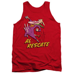Cow And Chicken Al Rescate Men's 18/1 Cotton Tank Top
