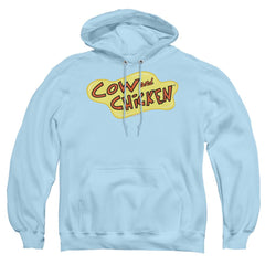 Cow And Chicken Cow Chicken Logo Men's Pull-Over 75 25 Poly Hoodie