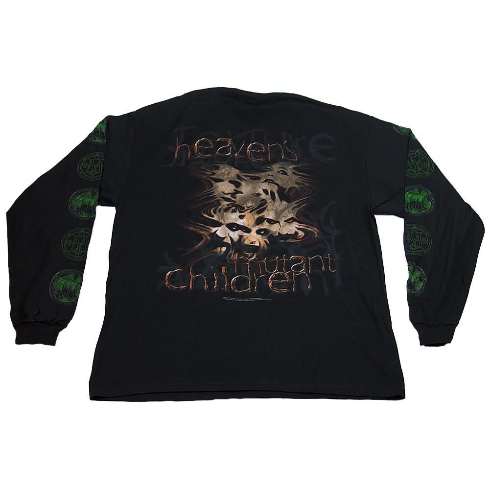 Cradle Of Filth Men's 2000 Heaven's Mutant Children Black Long-Sleeve T-Shirt