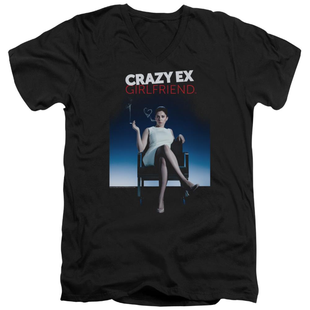 Crazy Ex-Girlfriend Crazy Instinct Men's 30/1 Cotton Slim V-Neck T-Shirt