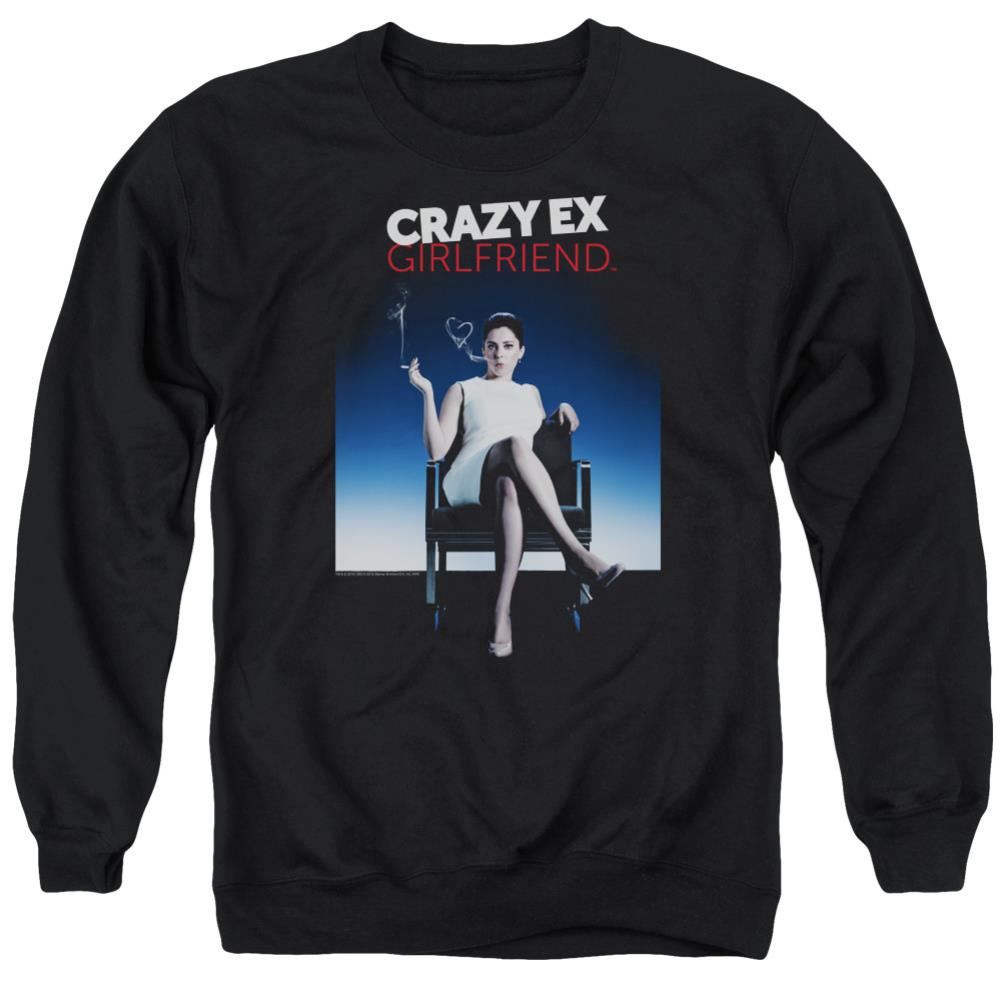 Crazy Ex-Girlfriend Crazy Instinct Men's Crewneck 50 50 Poly Long-Sleeve T-Shirt