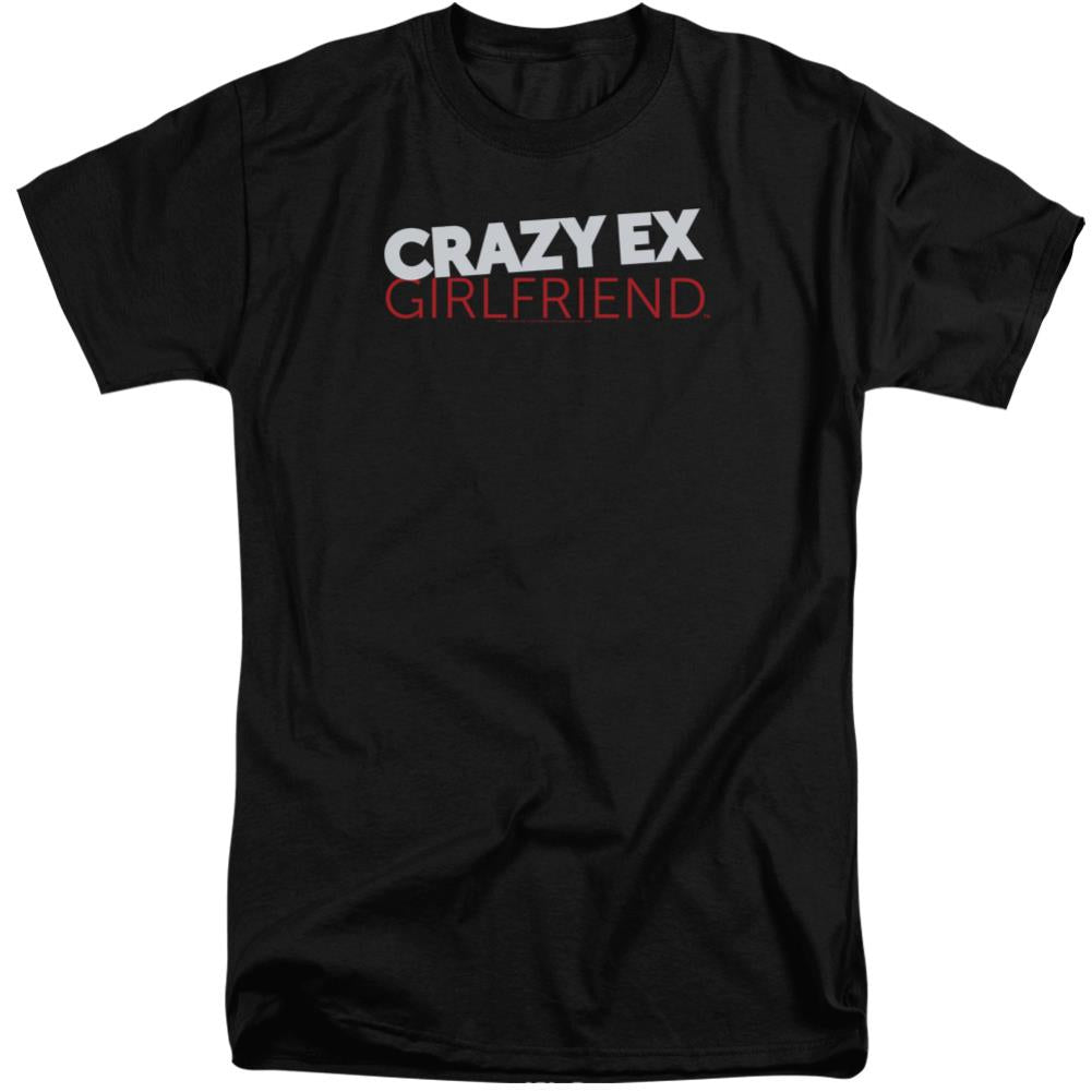 Crazy Ex-Girlfriend Crazy Logo Men's 18/1 Tall Cotton Short-Sleeve T-Shirt