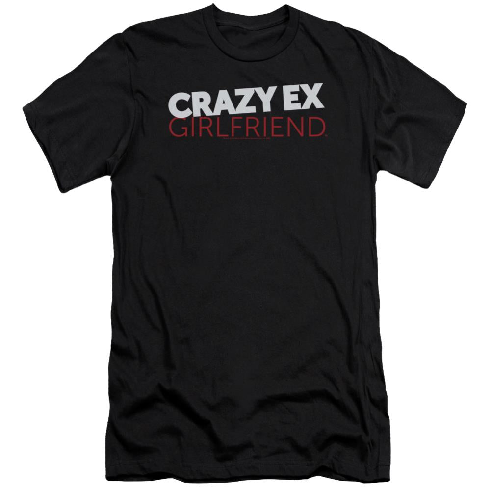 Crazy Ex-Girlfriend Crazy Logo Men's Ultra-Soft 30/1 Cotton Slim Short-Sleeve T-Shirt