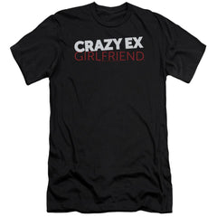 Crazy Ex-Girlfriend Crazy Logo Men's Ultra-Soft 30/1 Cotton Slim Short-Sleeve T-Shirt