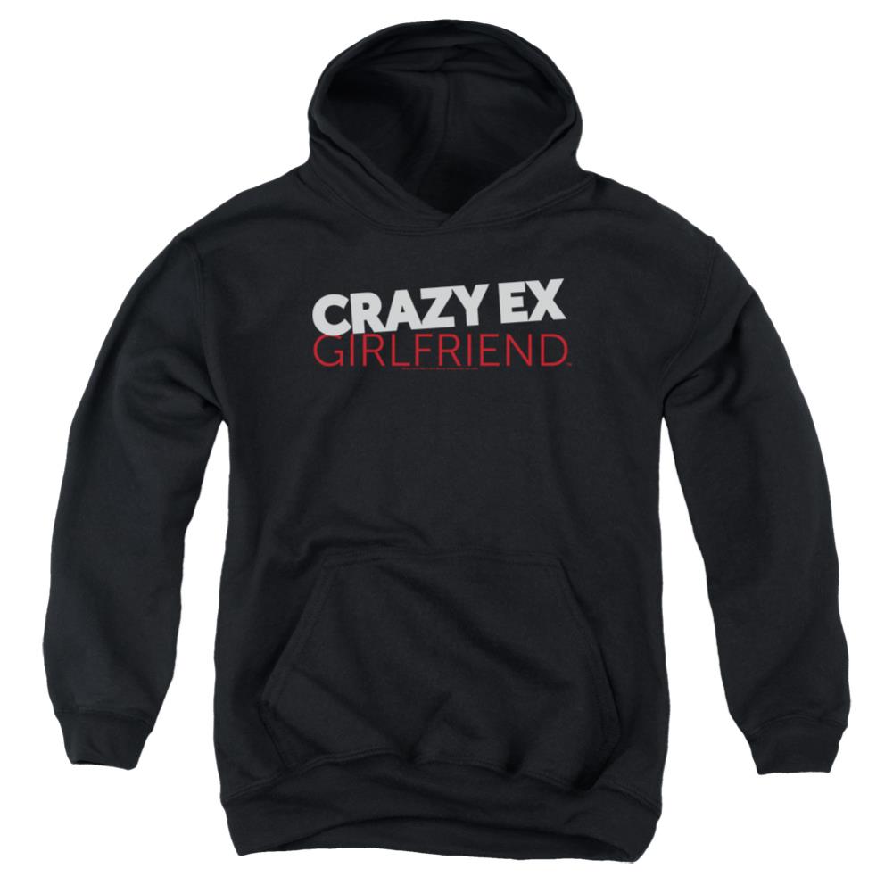 Crazy Ex-Girlfriend Crazy Logo Youth Cotton Poly Pull-Over Hoodie