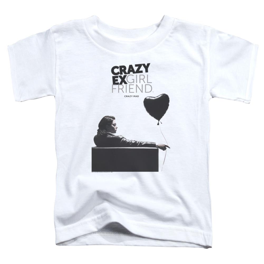 Crazy Ex-Girlfriend Crazy Mad Toddler 18/1 Cotton Short-Sleeve T-Shirt