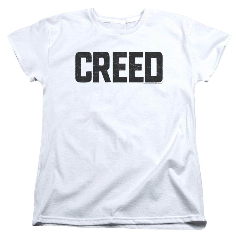 Creed Cracked Logo Women's 18/1 Cotton Short-Sleeve T-Shirt