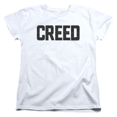 Creed Cracked Logo Women's 18/1 Cotton Short-Sleeve T-Shirt