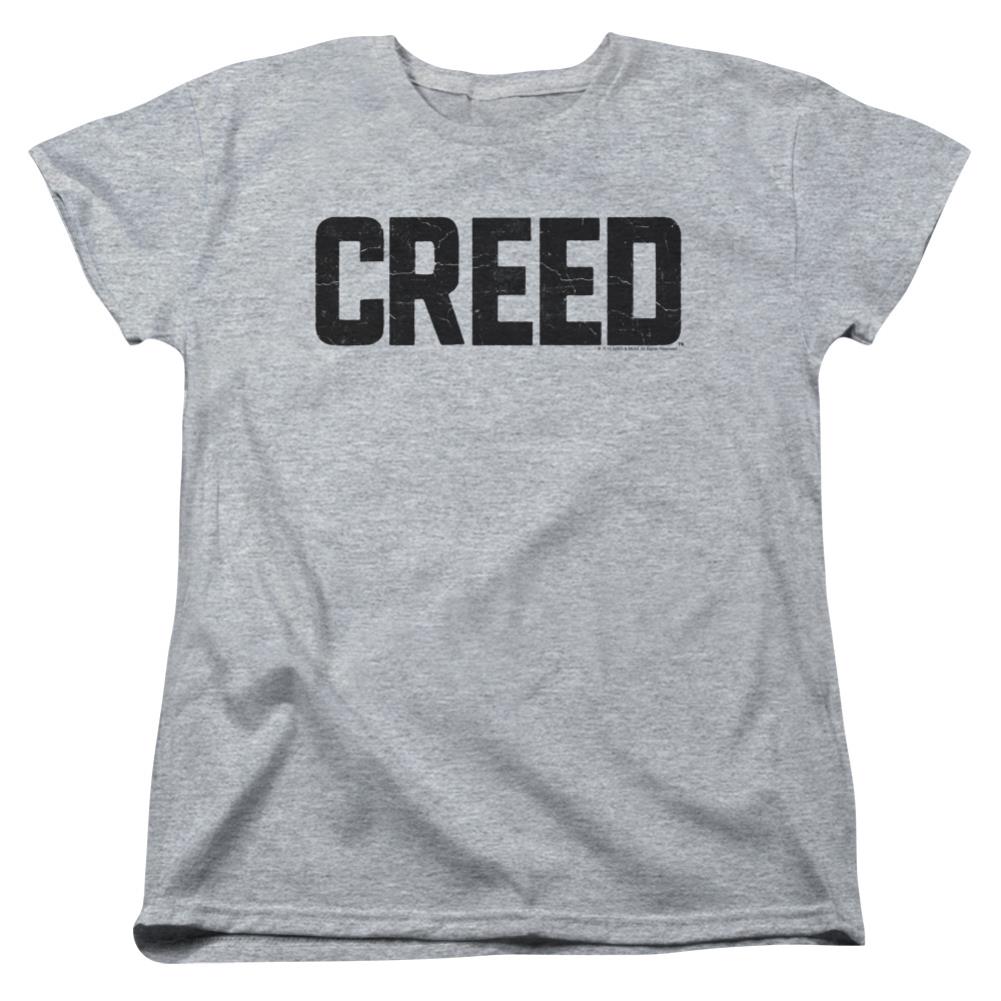 Creed Cracked Logo Women's 18/1 Cotton Short-Sleeve T-Shirt