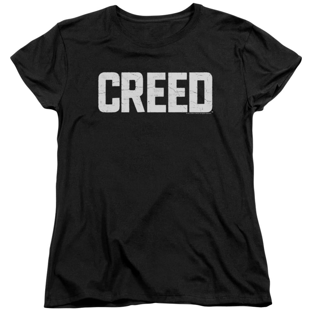 Creed Cracked Logo Women's 18/1 Cotton Short-Sleeve T-Shirt