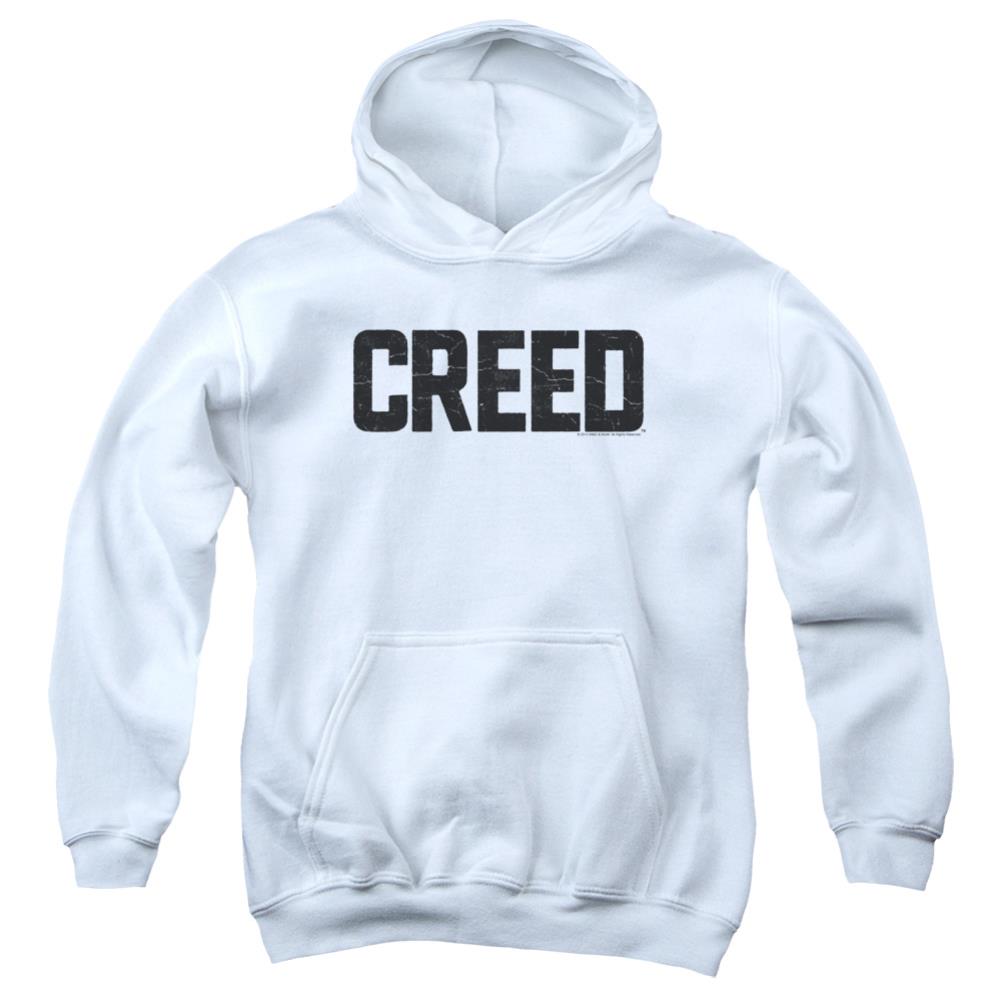 Creed Cracked Logo Youth Cotton Poly Pull-Over Hoodie