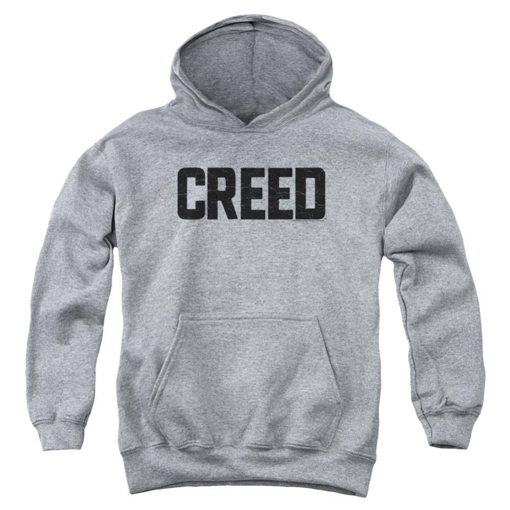 Creed Cracked Logo Youth Cotton Poly Pull-Over Hoodie