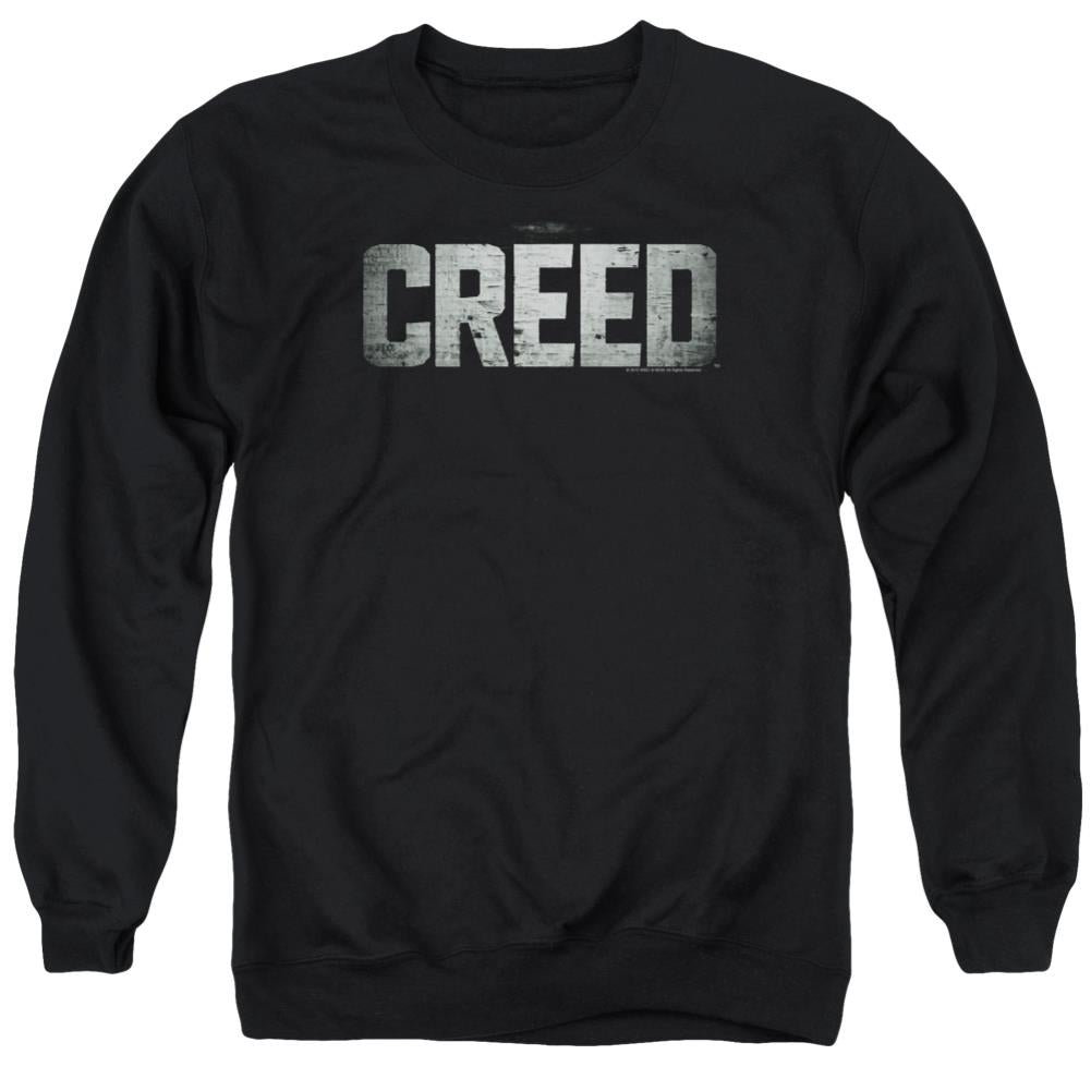 Creed Logo Men's Crewneck 50 50 Poly Long-Sleeve T-Shirt