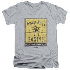 Creed Micks Poster Men's 30/1 Cotton Slim V-Neck T-Shirt
