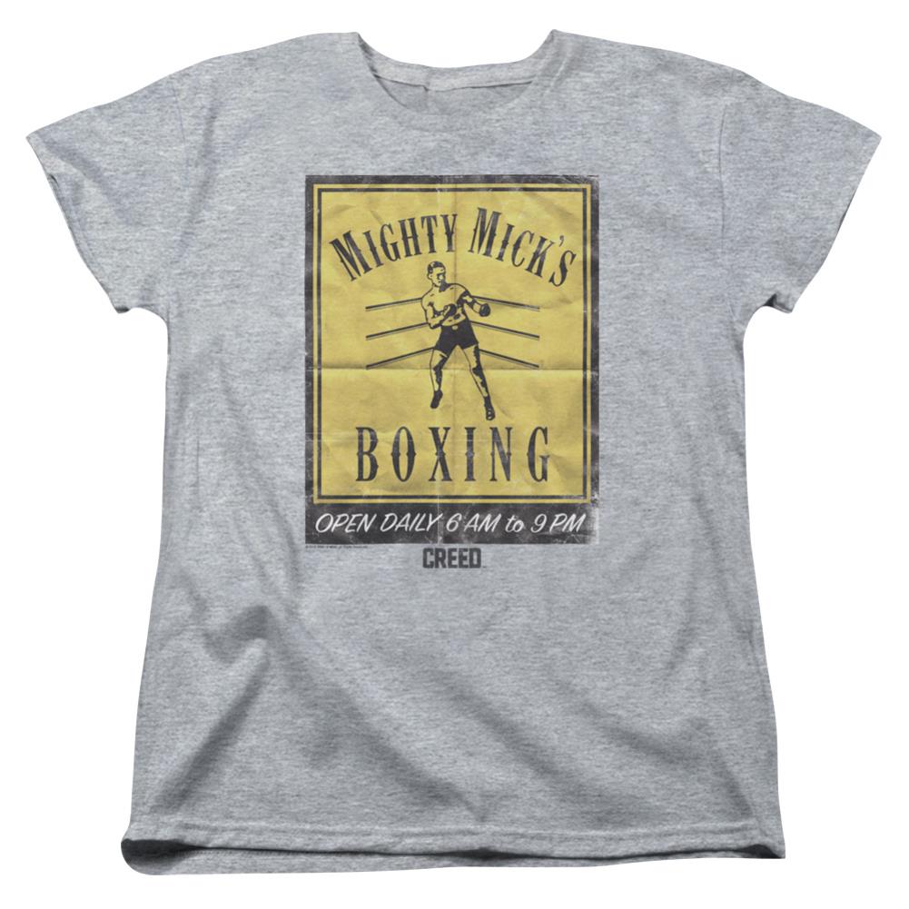 Creed Micks Poster Women's 18/1 Cotton Short-Sleeve T-Shirt
