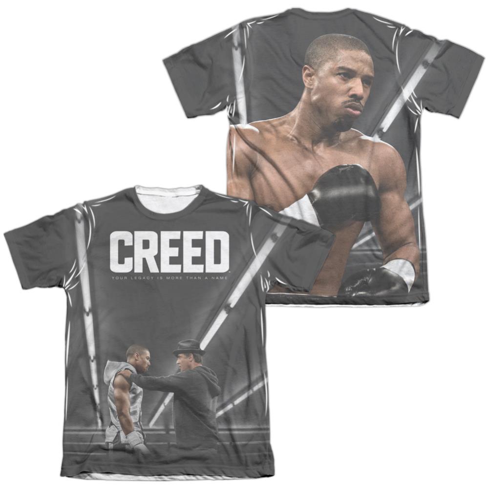 Creed Poster (Front/Back Print) Men's Regular Fit Poly Cotton Short-Sleeve T-Shirt