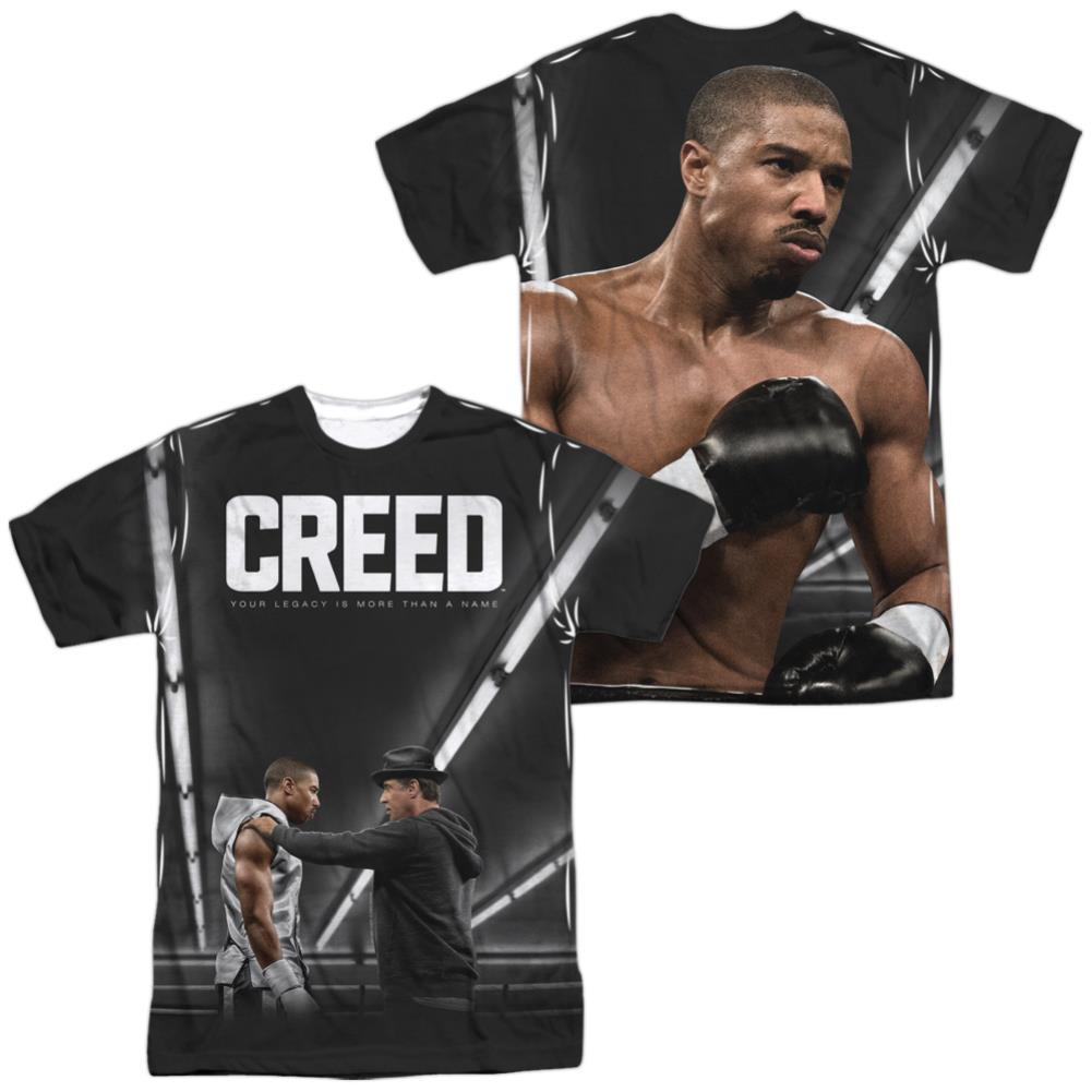 Creed Poster (Front/Back Print) Men's Regular Fit Polyester Short-Sleeve T-Shirt