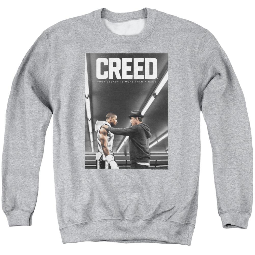 Creed Poster Men's Crewneck 50 50 Poly Long-Sleeve T-Shirt