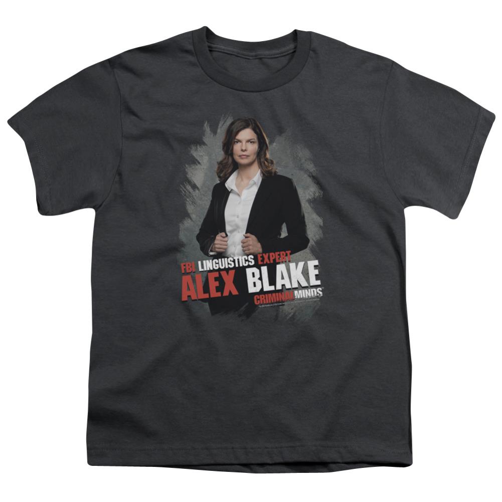 Criminal Minds Alex Blake Youth 18/1 100% Cotton Short-Sleeve T-Shirt