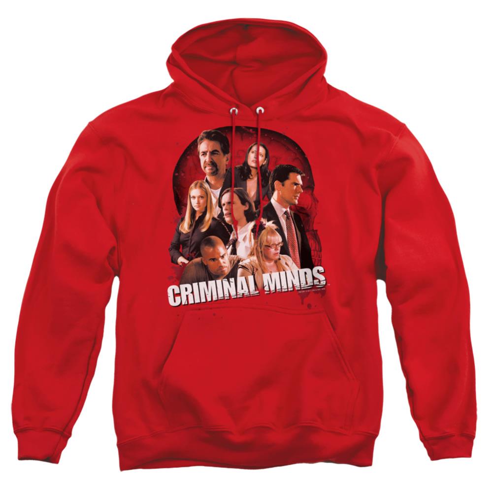 Criminal Minds Brain Trust Men's Pull-Over 75 25 Poly Hoodie
